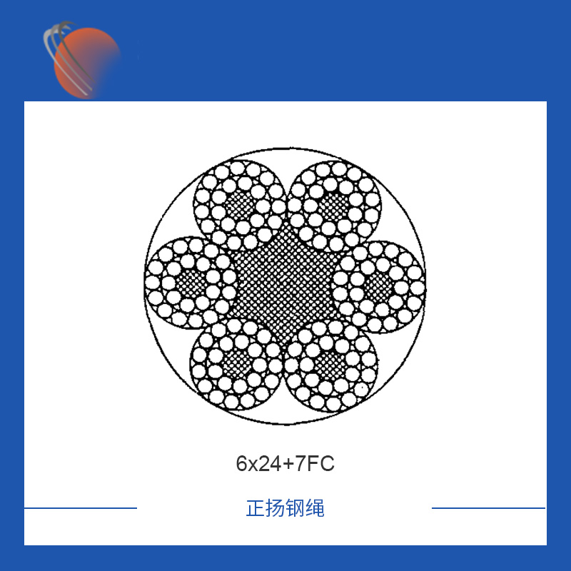 6x24+7FC鍍鋅鋼絲繩