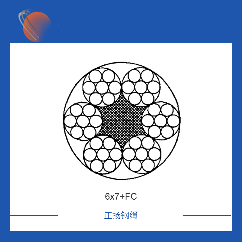 6x7+FC鍍鋅鋼絲繩（shéng）